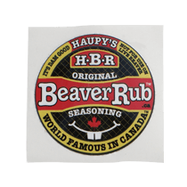 original beaver rub decal single