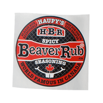 spicy beaver rub decal one