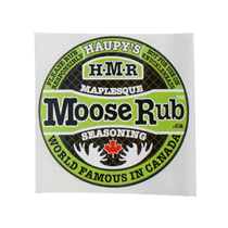 moose rub green decal single