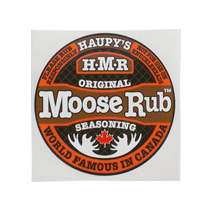 moose rub orange decal single