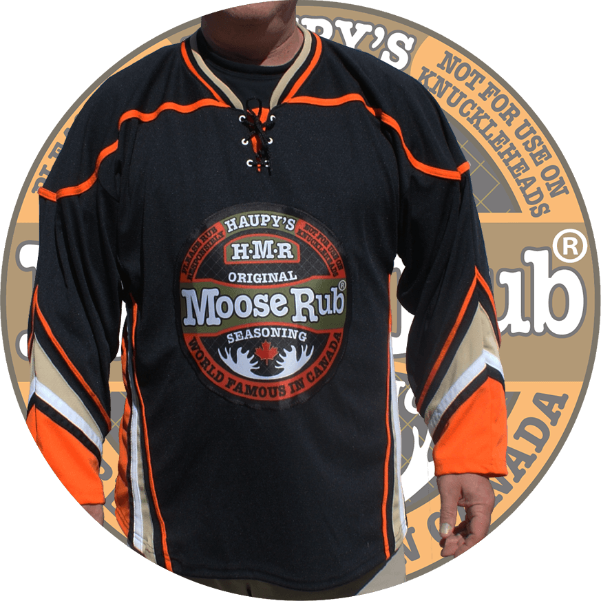 haupys moose rub merchandise shirt jersey hat